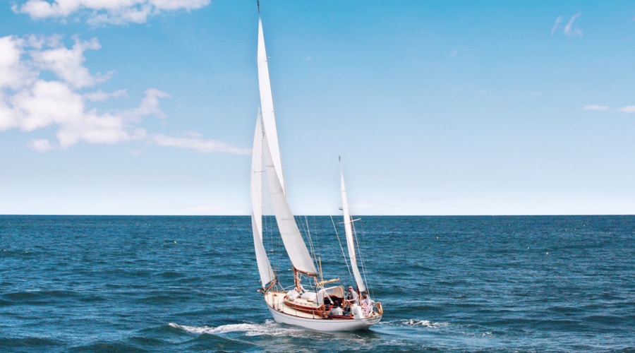 Small harbour with docked boats and a calm morning waterfront